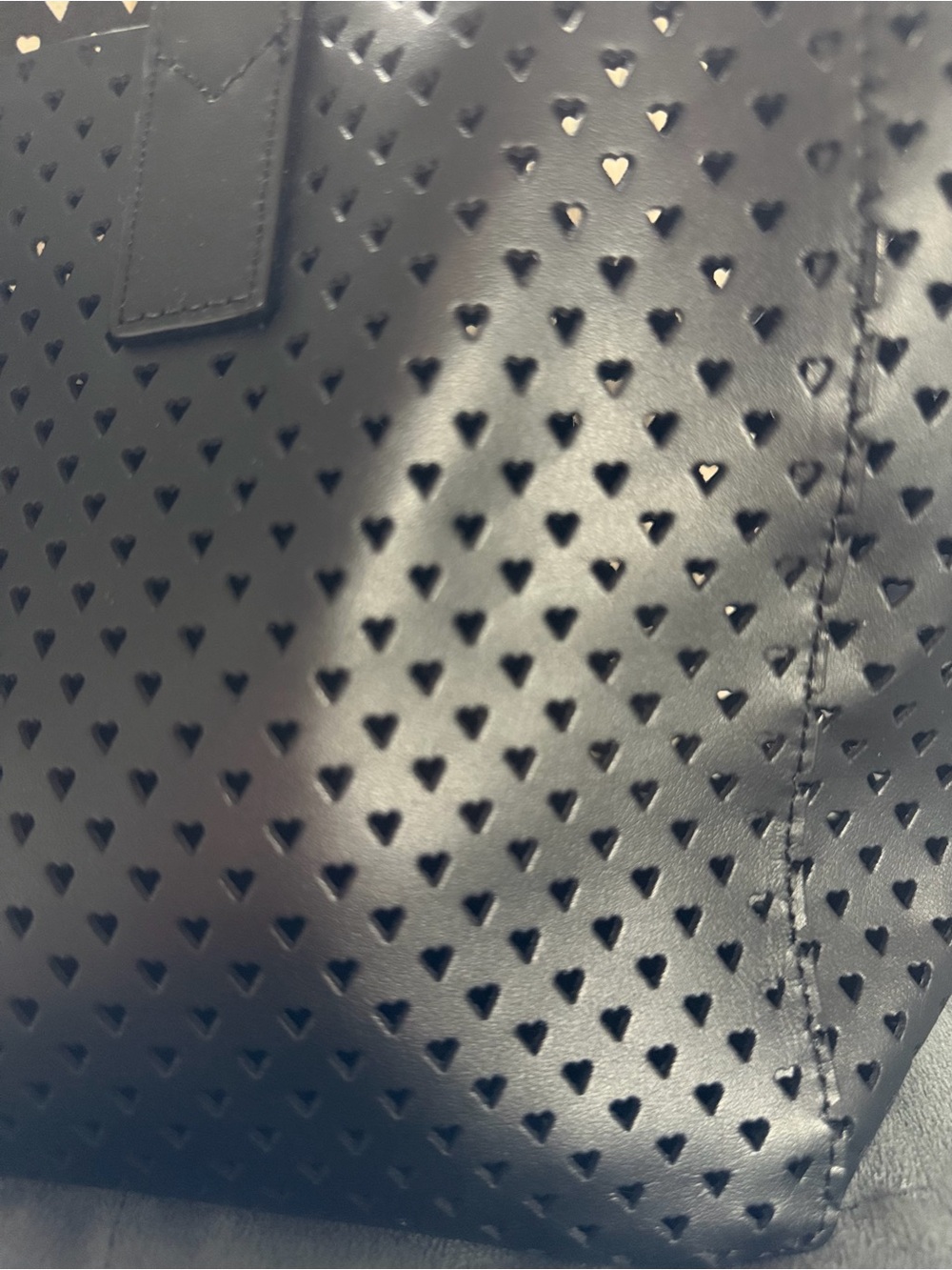 MZ Wallace Leather Valentine's Tote (limited edition!) with Heart Pouch - Picture 4 of 4